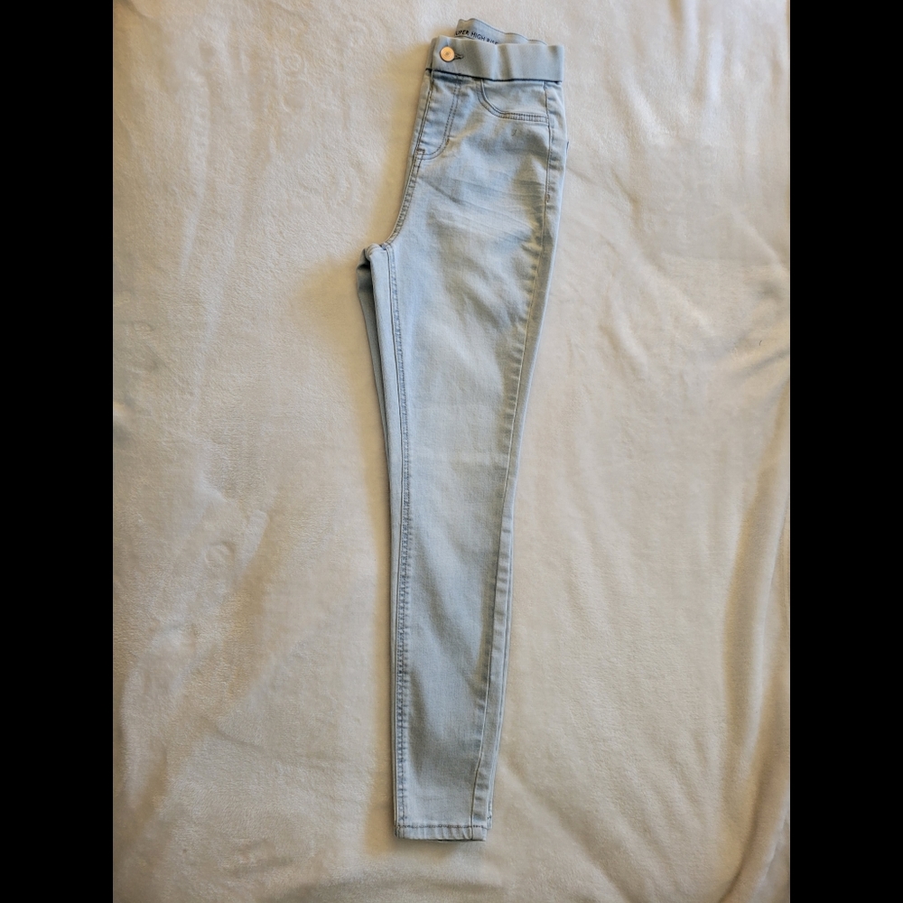 No boundaries women xs pull on jegging light color
